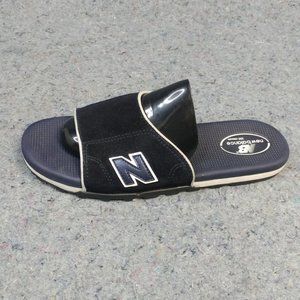 New Balance 350 Classic Womens Shoes Size 10 Sandal Slip On Blue Suede Slides